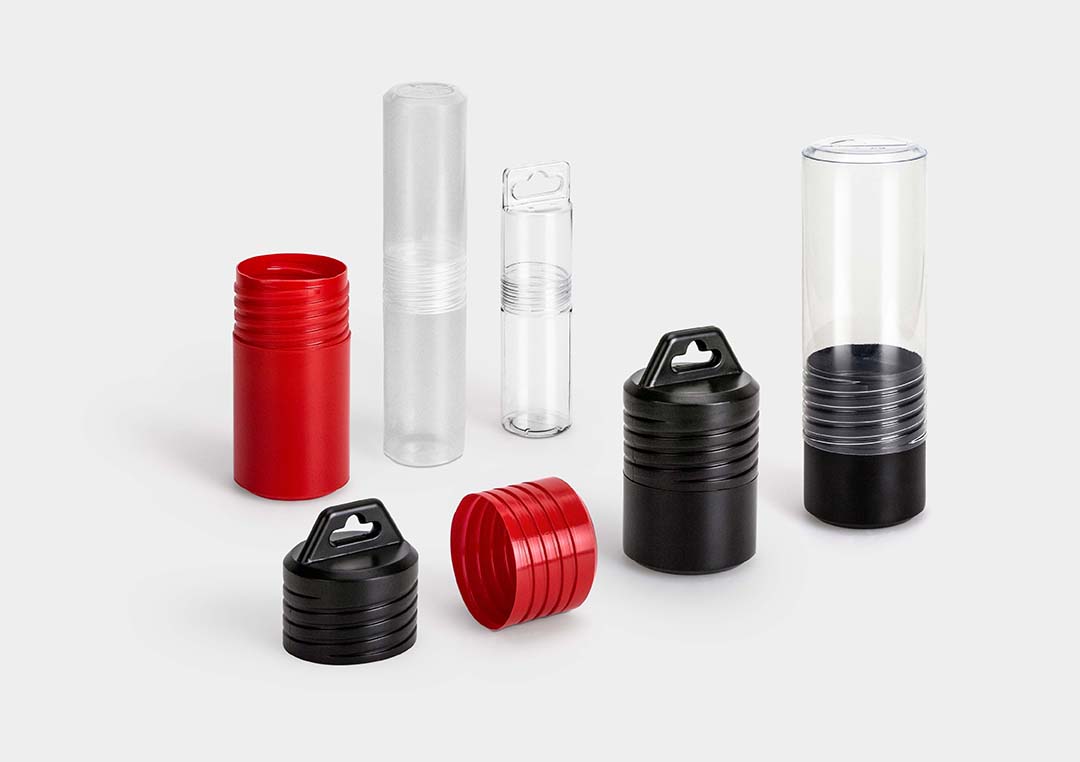 Packaging tube ScrewPack ScrewPack: a round protective packaging tube with fixed length and screw closure.